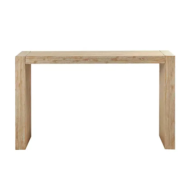 Kirklands Home Natural Wood Frame Console Table