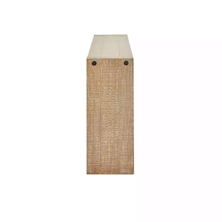 Kirklands Home Natural Wood Frame Console Table