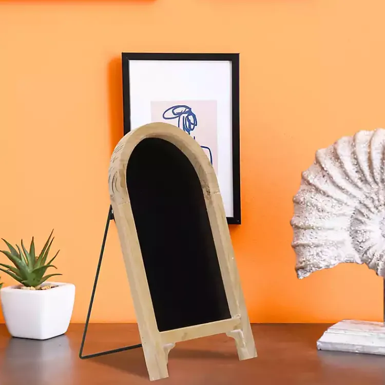 Memo & Chalkboards>Kirklands Home Natural Wood Framed Tabletop Chalkboard