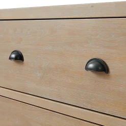 Kirklands Home Natural Wood Grain 6-Drawer Dresser Tan New