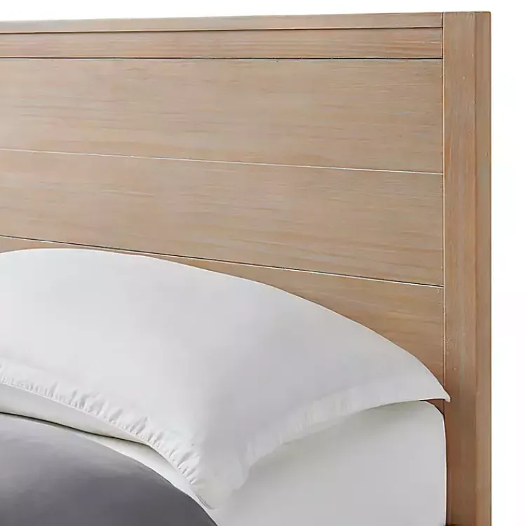 Kirklands Home Natural Wood Grain Panel King Bed Tan Online
