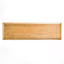 Kirklands Home Natural Wood Hughes Console Table Tan Discount