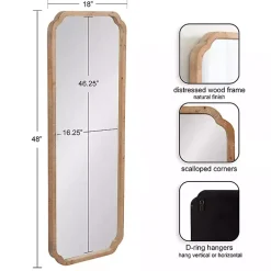Kirklands Home Natural Wood Marston Wall Mirror Outlet