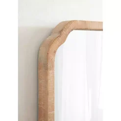 Kirklands Home Natural Wood Marston Wall Mirror Outlet