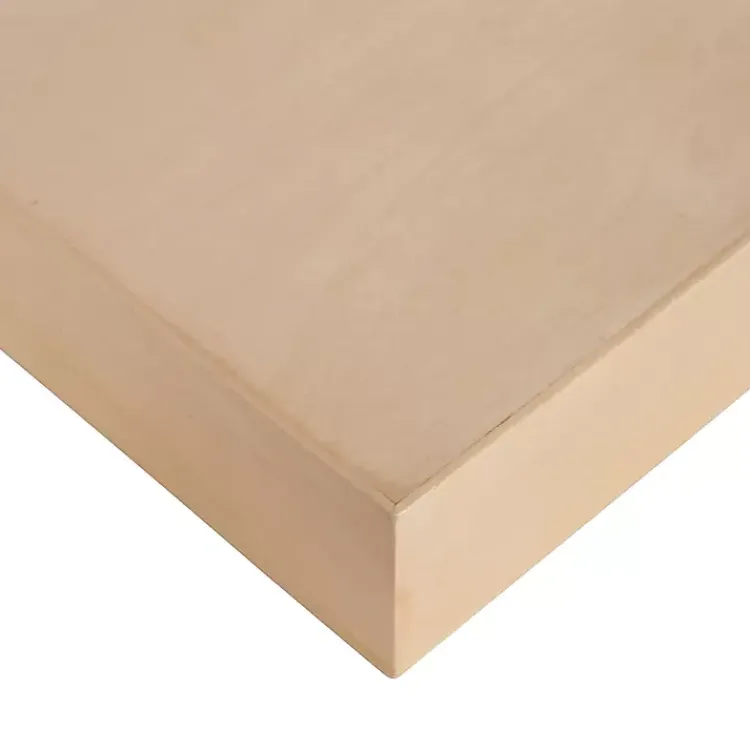 Kirklands Home Natural Wood 2-pc. Floating Shelves, 18 in.