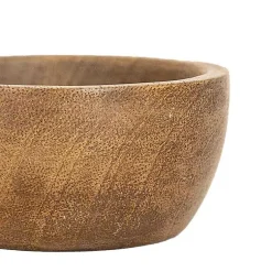 Kirklands Home Natural Wood Pinch Bowls, Set of 3 Brown New