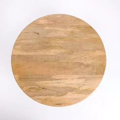 Kirklands Home Natural Wood Round Dori Coffee Table Tan Best