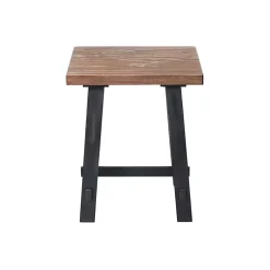 Kirklands Home Natural Wood Sawhorse Accent Table Discount