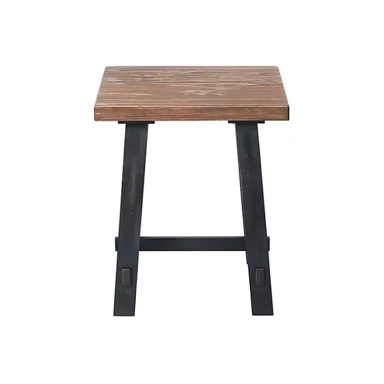 Kirklands Home Natural Wood Sawhorse Accent Table Discount