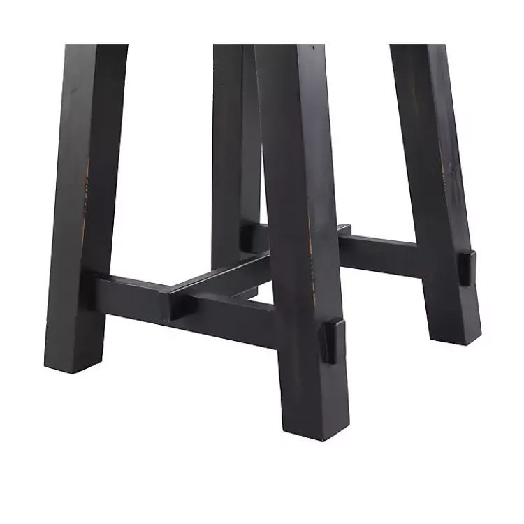 Kirklands Home Natural Wood Sawhorse Accent Table Discount