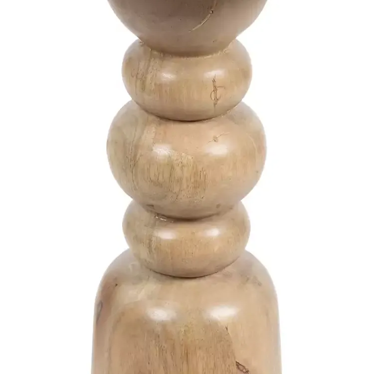 Kirklands Home Natural Wood Tirollo Accent Table Tan Hot