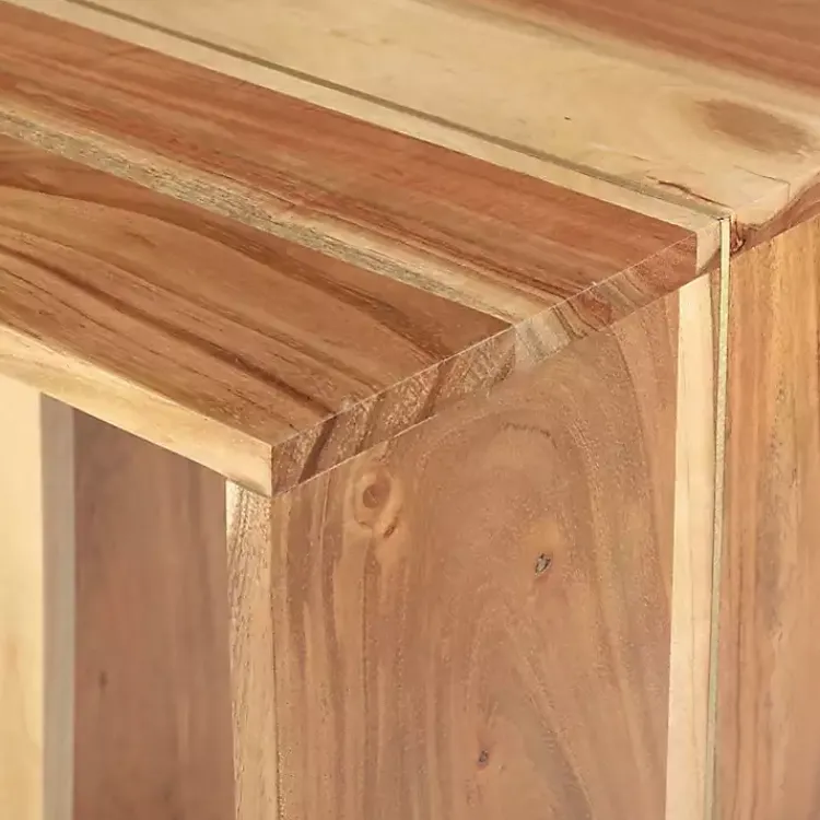Kirklands Home Natural Wood Umed Accent Table Outlet