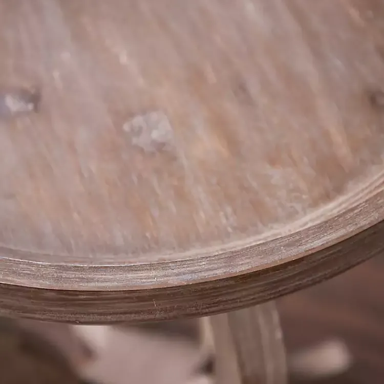 Kirklands Home Natural Wooden Parker Accent Table Brown Best