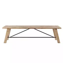 Kirklands Home Natural Wooden Sonoma Dining Bench Tan Sale