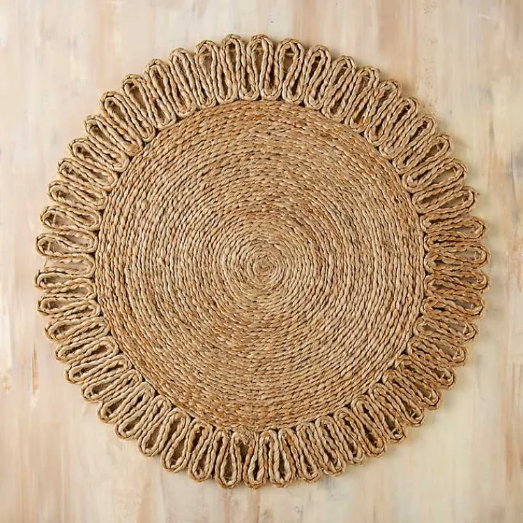 Kirklands Home Natural Woven Jute Placemat Tan Hot