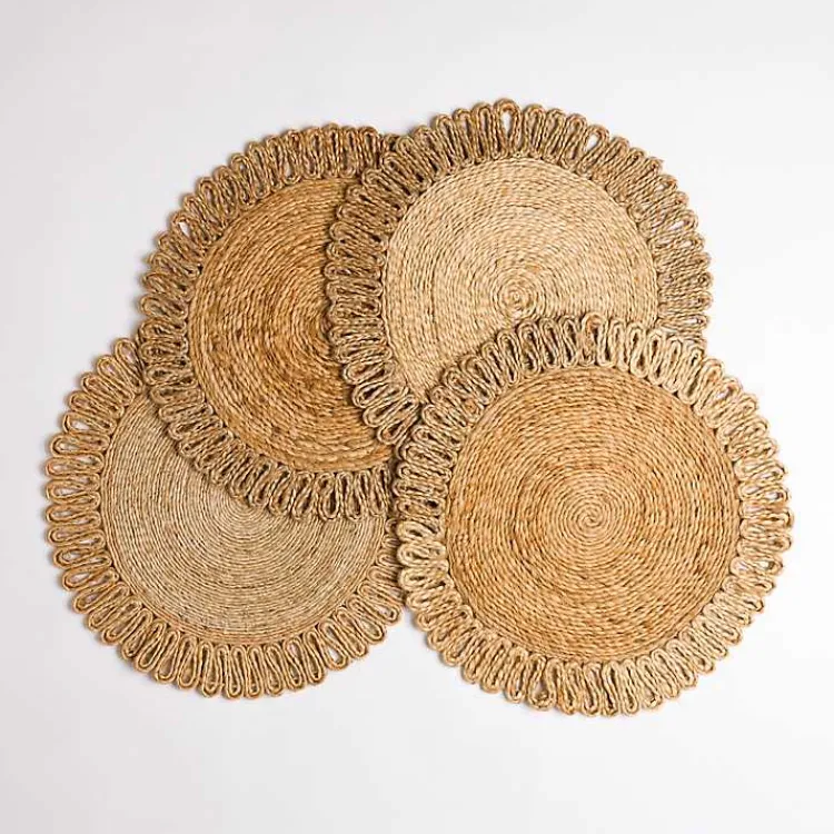 Kirklands Home Natural Woven Jute Placemat, Set of 4 Tan