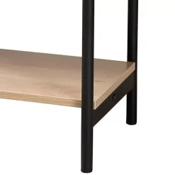 Kirklands Home Natural Woven Rat 2-Drawer Console Table Tan New