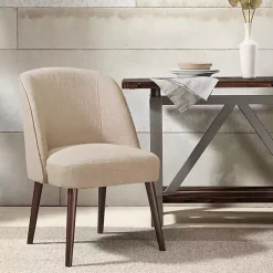 Kirklands Home Natural Wraparound Back Dining Chair Tan New