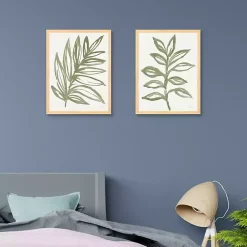 Kirklands Home Nature in Sage Framed Canvas Art Prints, Set of 2 Online