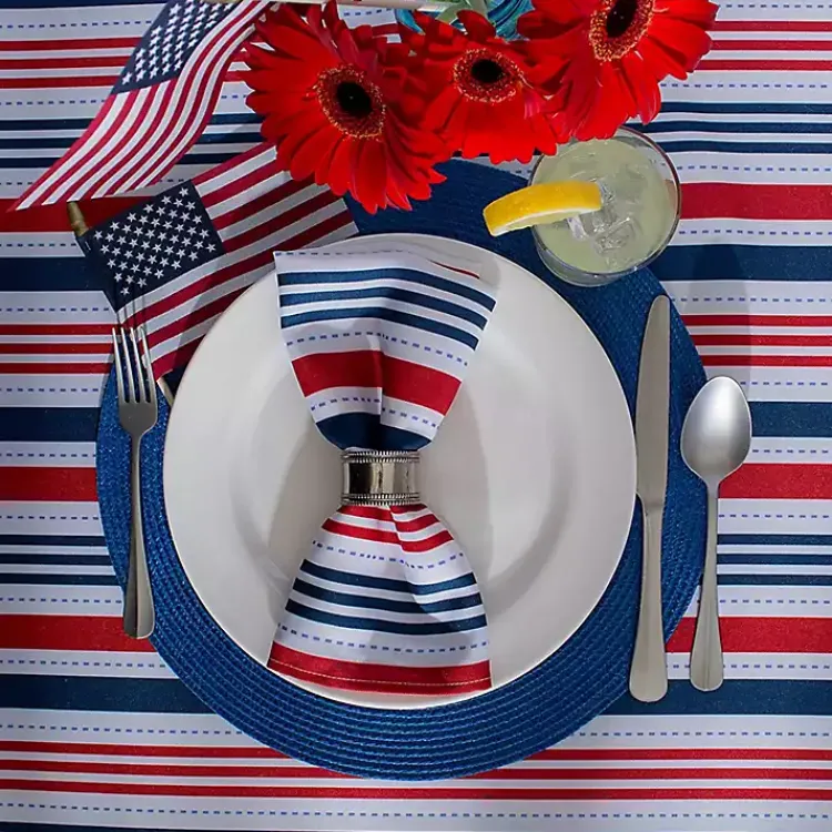 Kirklands Home Nautical Solid Round Placemats, Set of 6 Blue Sale