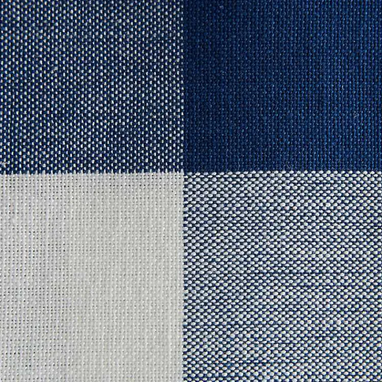 Kirklands Home Navy and White Mixed Check Towels, Set of 3 Blue Sale