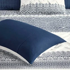 Kirklands Home Navy and White 3-pc. California King Duvet Set Sale