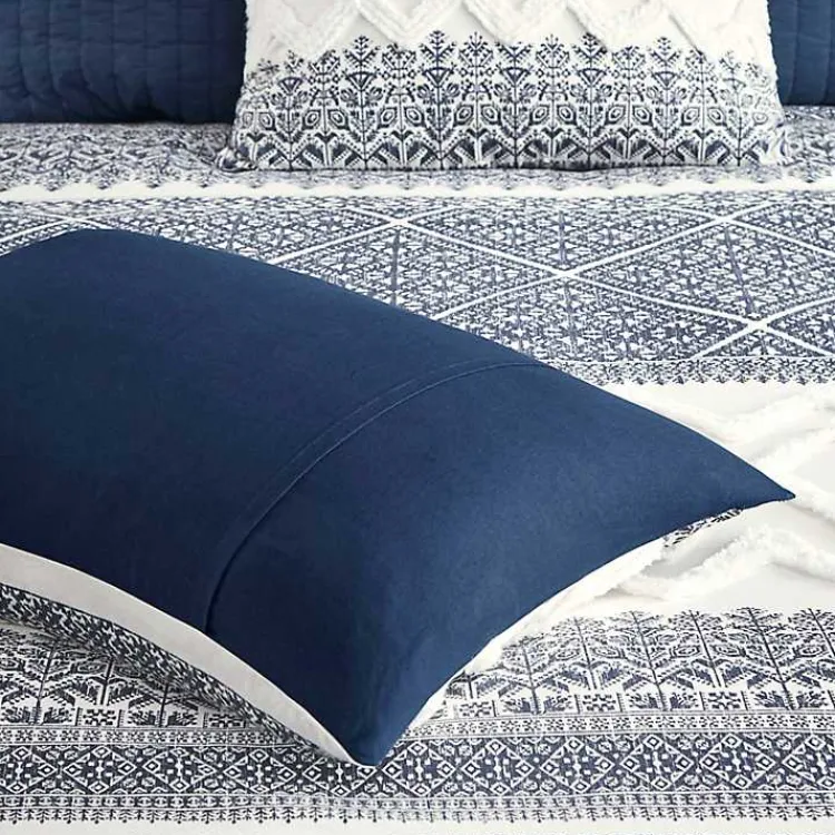 Kirklands Home Navy and White 3-pc. California King Duvet Set Sale