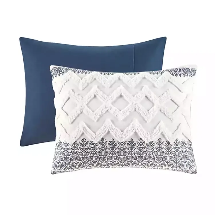 Kirklands Home Navy and White 3-pc. California King Duvet Set Sale