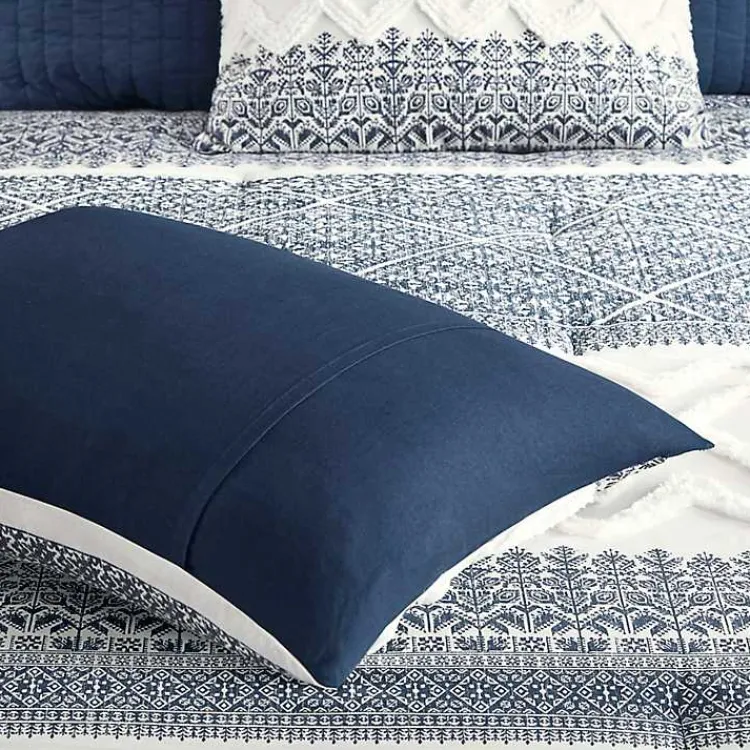 Kirklands Home Navy and White 3-pc. Full/Queen Comforter Set Clearance