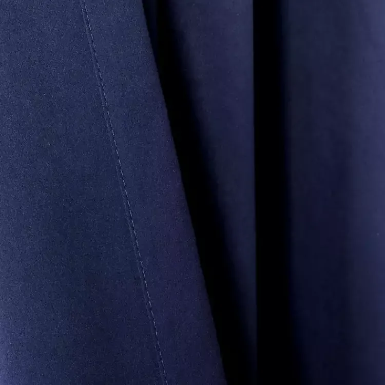 Kirklands Home Navy Back Tab Blackout Curtain Panel Set, 84 in. Blue Sale