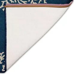 Kirklands Home Navy Blue Coral Indoor/Outdoor Rug, 2x3 Outlet