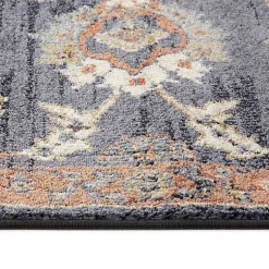 Kirklands Home Navy Floral Area Rug, 5x8 Blue Sale