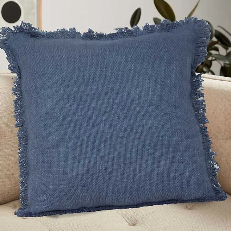 Pillows>Kirklands Home Navy Handwoven Appen Throw Pillow Blue