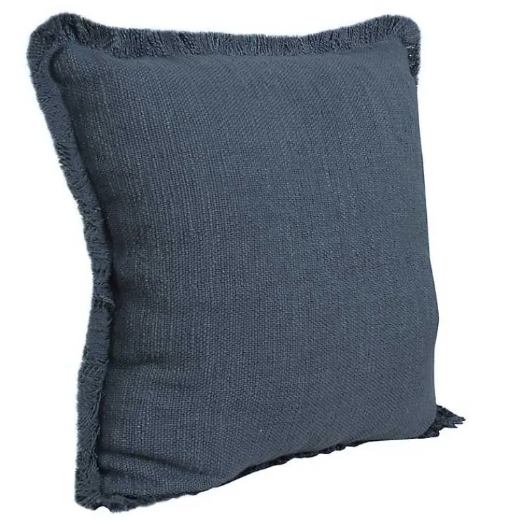 Pillows>Kirklands Home Navy Handwoven Appen Throw Pillow Blue
