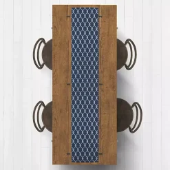 Kirklands Home Navy Nautical Knots Table Runner, 72 in. Blue Discount
