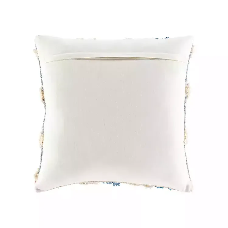Pillows>Kirklands Home Navy Pom Pom Pillow Blue