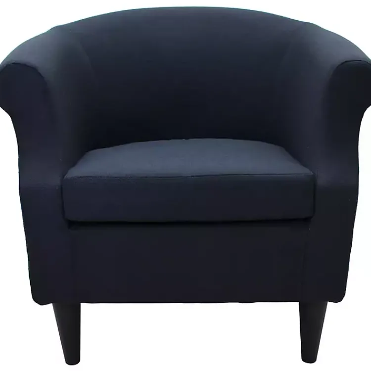Kirklands Home Navy Rounded Accent Chair Blue Hot