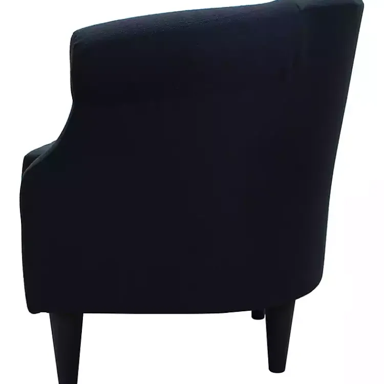 Kirklands Home Navy Rounded Accent Chair Blue Hot