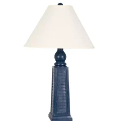 Kirklands Home Navy Shutter Table Lamps, Set of 2 Blue Best
