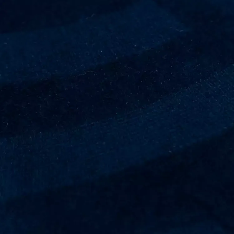 Pillows>Kirklands Home Navy Velvet Abstract Stripe Lumbar Pillow Blue