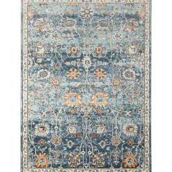 Kirklands Home Navy Bohemian Area Rug, 7x9 Blue Online