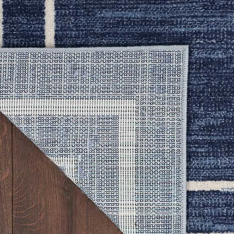 Kirklands Home Navy Bordered Indoor/Outdoor Area Rug, 8x10 Blue Best