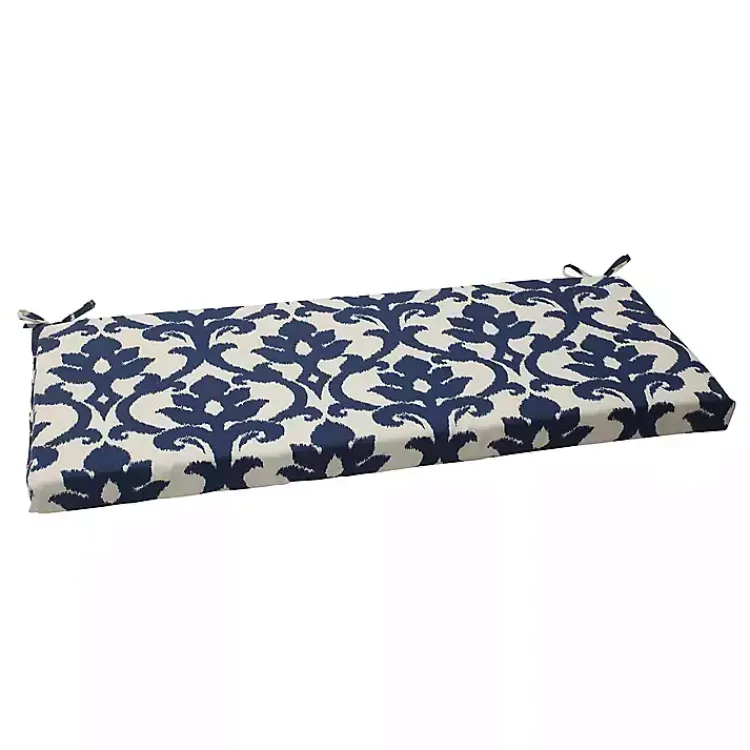 Kirklands Home Navy Bosco Outdoor Bench Cushion Blue Hot