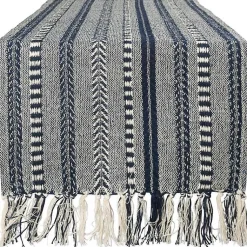 Kirklands Home Navy Braided Stripe Table Runner, 72 in. Blue Discount