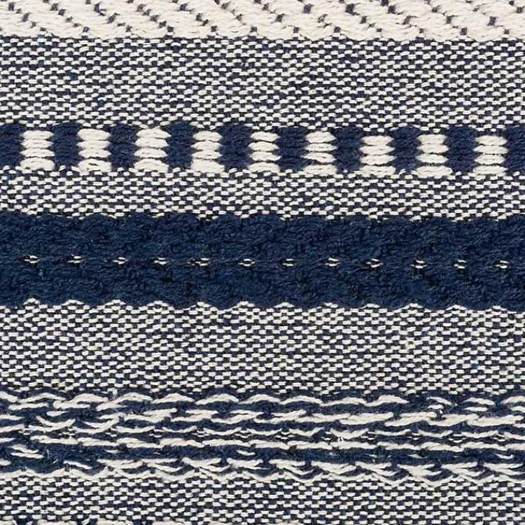 Kirklands Home Navy Braided Stripe Table Runner, 72 in. Blue Discount