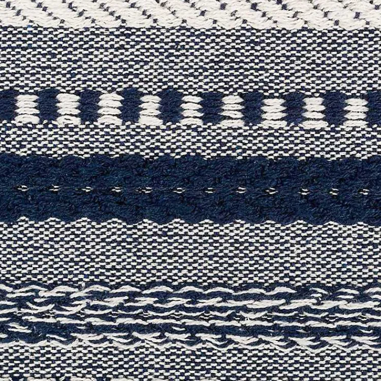 Kirklands Home Navy Braided Stripe Table Runner, 108 in. Blue Online