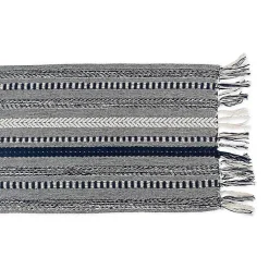Kirklands Home Navy Braided Stripe Table Runner, 108 in. Blue Online