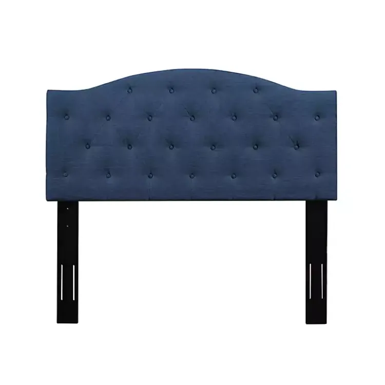 Kirklands Home Navy Bryne Button Tufted Full/Queen Headboard Blue Best