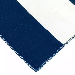 Kirklands Home Navy Cabana Stripe Indoor/Outdoor Area Rug, 3x5 Online