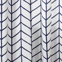 Kirklands Home Navy Chevron 2-pc. Panel Curtain Set, 84 in. Outlet